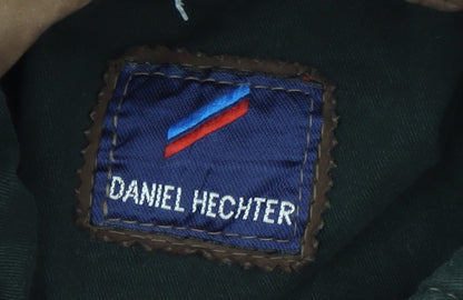 Daniel Hechter Men’s Green Brown Hunting Jacket Size 52 Regular Fit