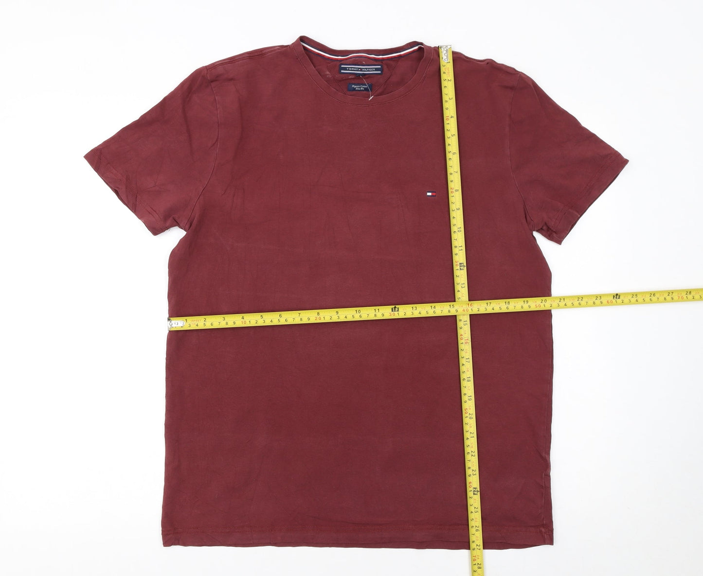 Mens UK Size XL Tommy Hilfiger Red  T-Shirt