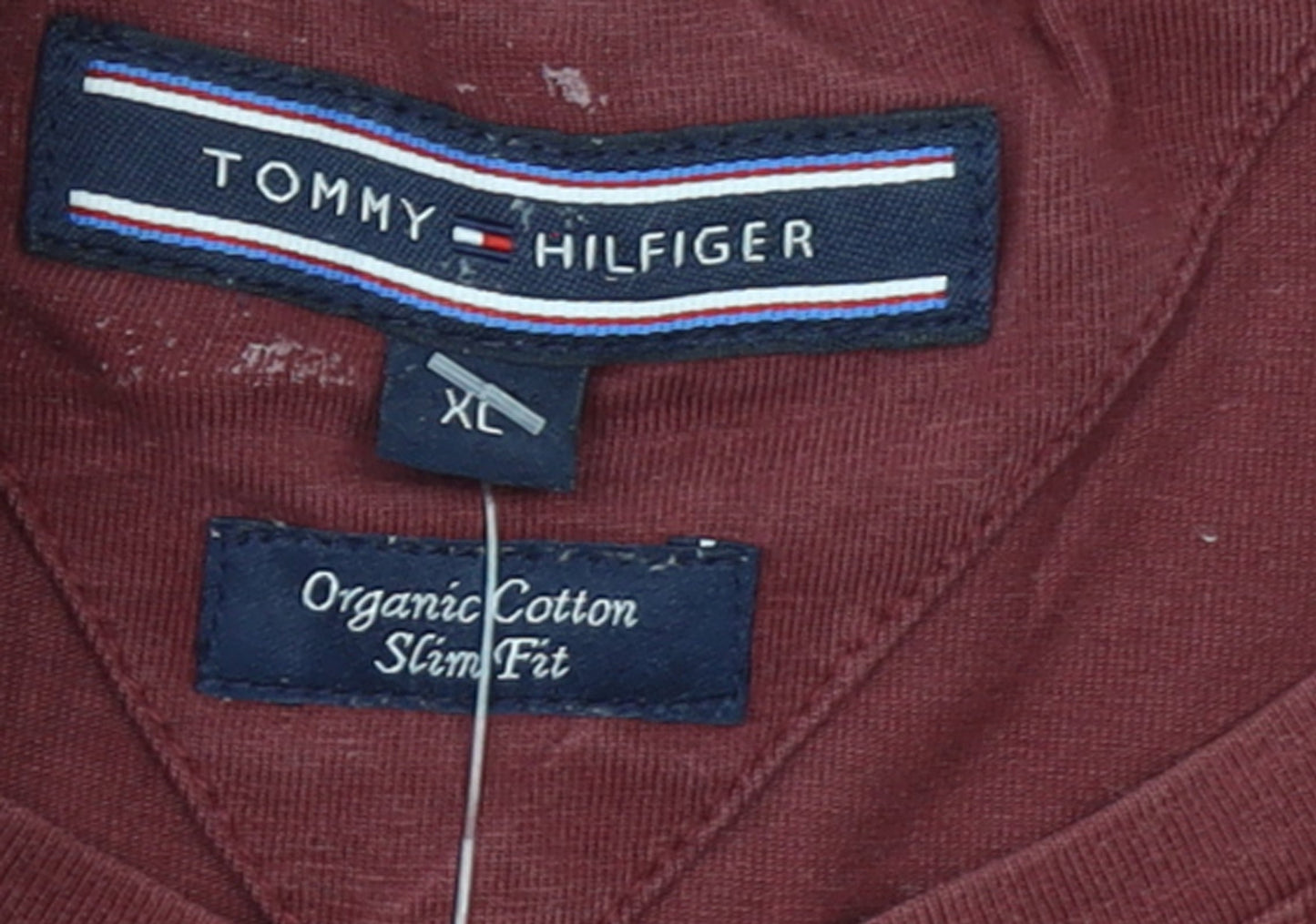 Mens UK Size XL Tommy Hilfiger Red  T-Shirt