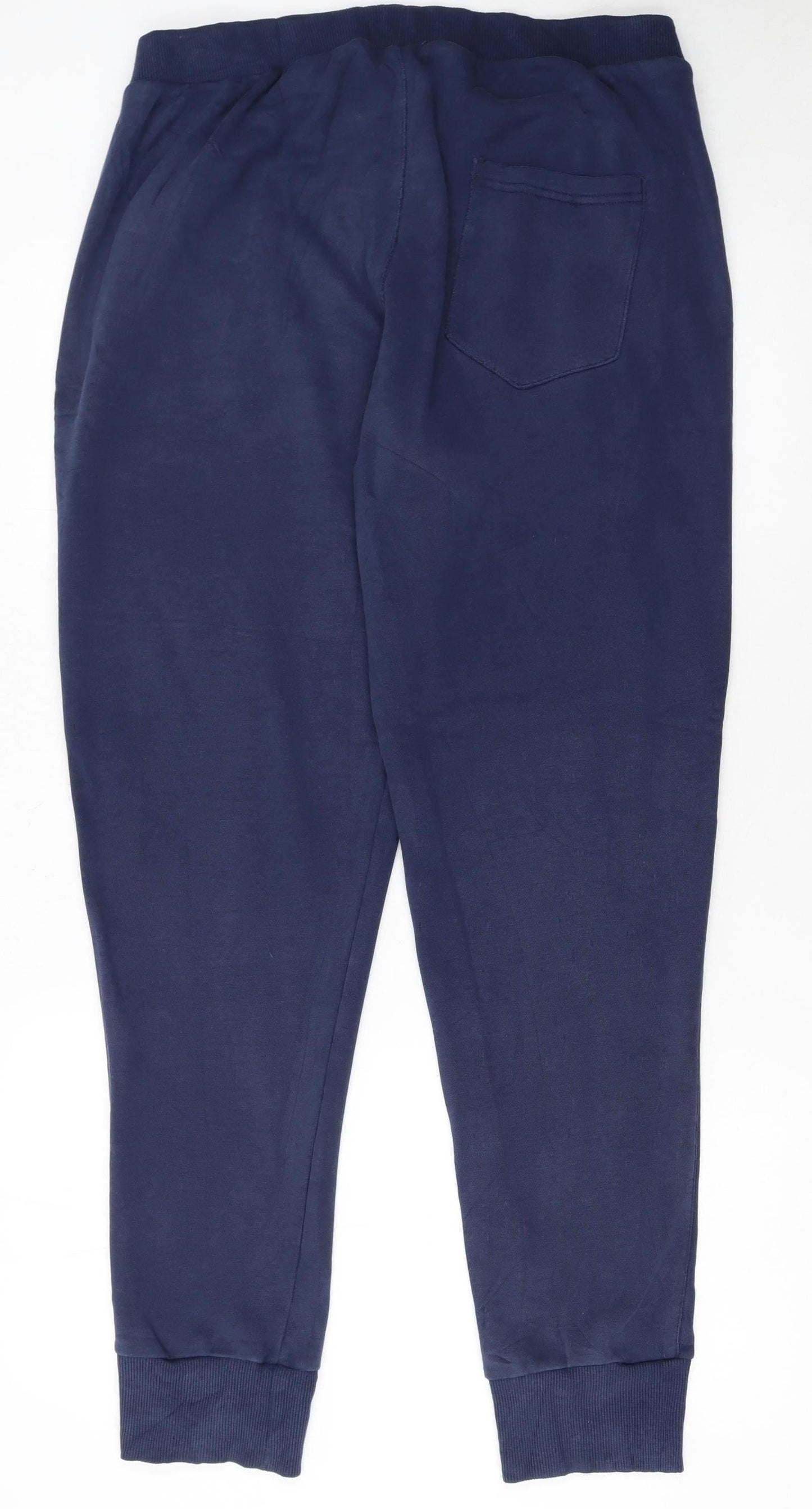 Mens UK Size L adidas Regular Fit Jogger Blue Trousers