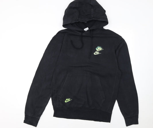 Womens UK Size XS Nike Black Pullover Hoodie