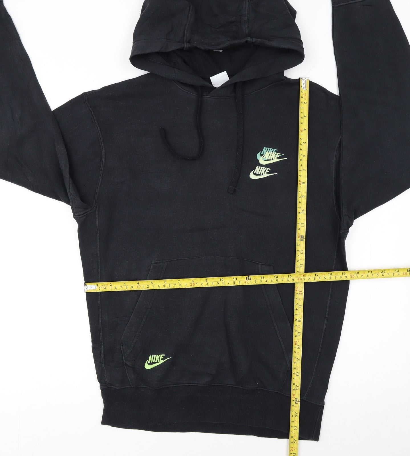 Womens UK Size XS Nike Black Pullover Hoodie