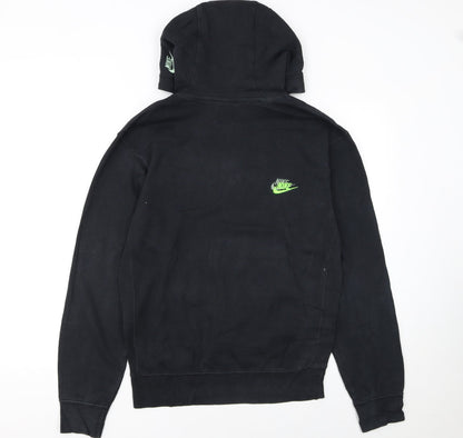 Womens UK Size XS Nike Black Pullover Hoodie