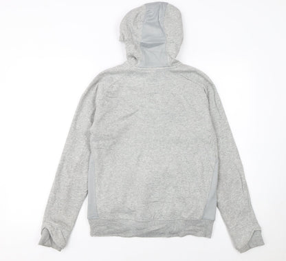 Womens UK Size 14 Umbro Grey Full Zip Hoodie