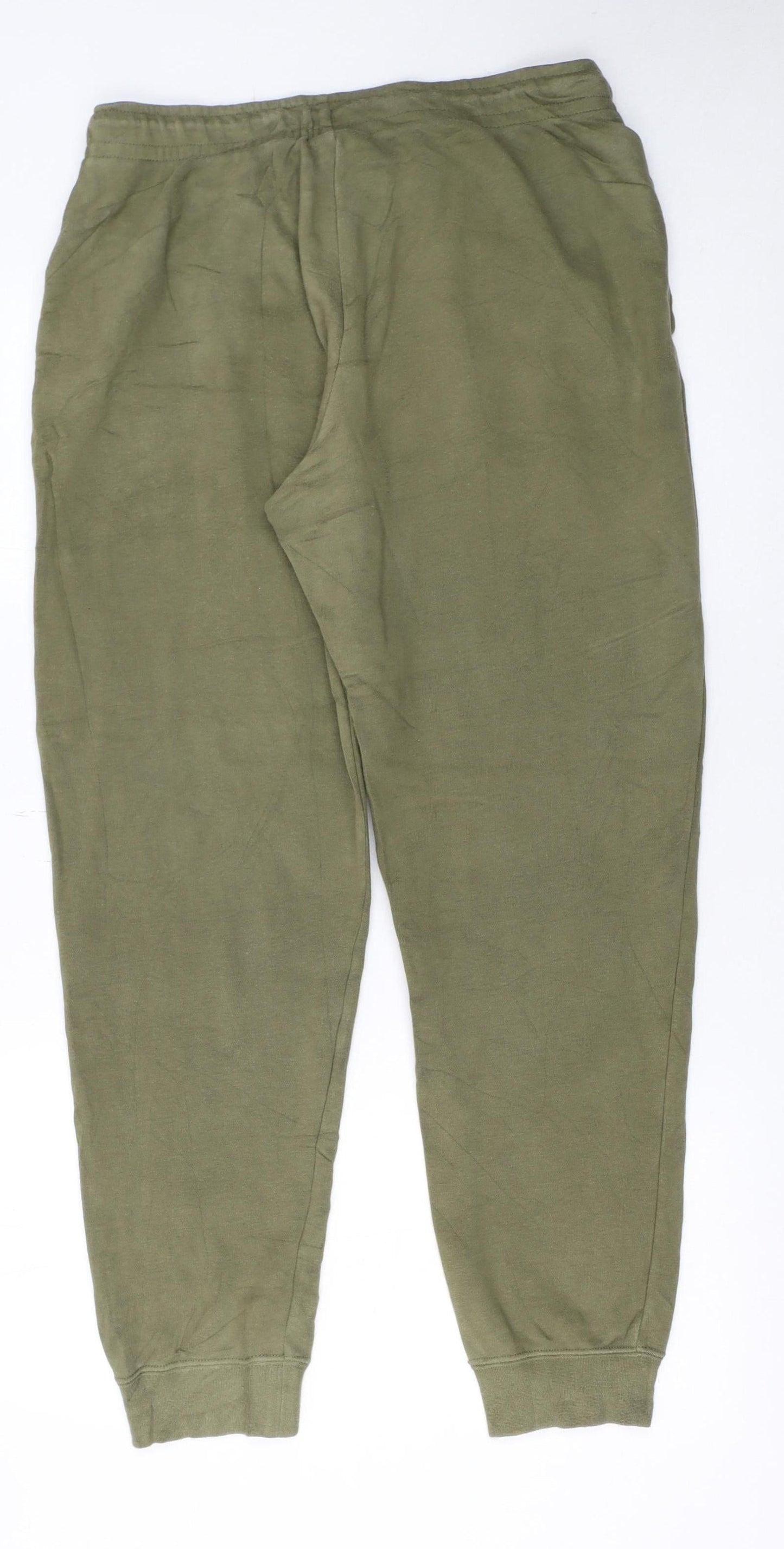 Mens UK Size M Nike Regular Fit Jogger Green Trousers