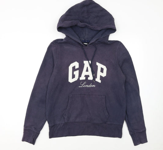 Womens UK Size M Gap Blue Pullover Hoodie