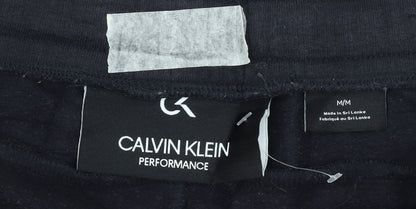 Mens UK Size M Calvin Klein Regular Fit Jogger Black Trousers