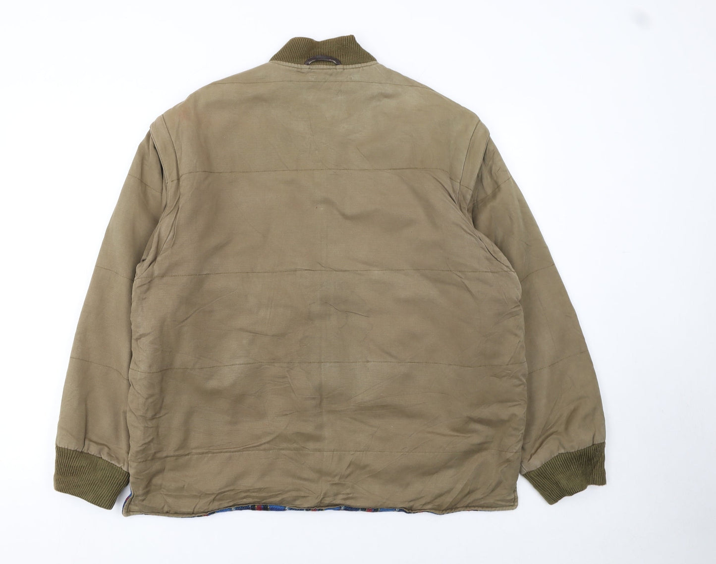 Mens UK Size L Fairmount Beige Bomber Jacket Jacket