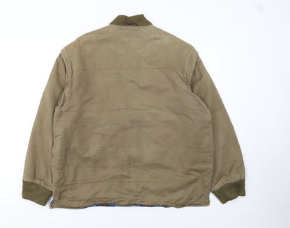 Mens UK Size L Fairmount Beige Bomber Jacket Jacket