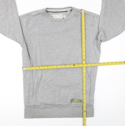 Mens UK Size S Diesel Grey Pullover Sweatshirt