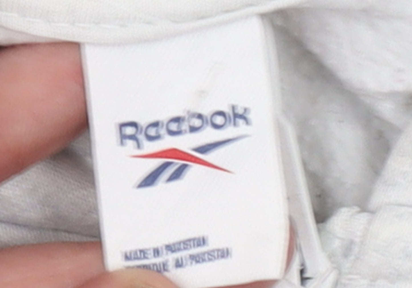 Womens UK Size L Reebok Grey Full Zip Hoodie