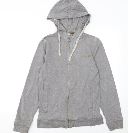Womens UK Size S Reebok Grey Full Zip Hoodie