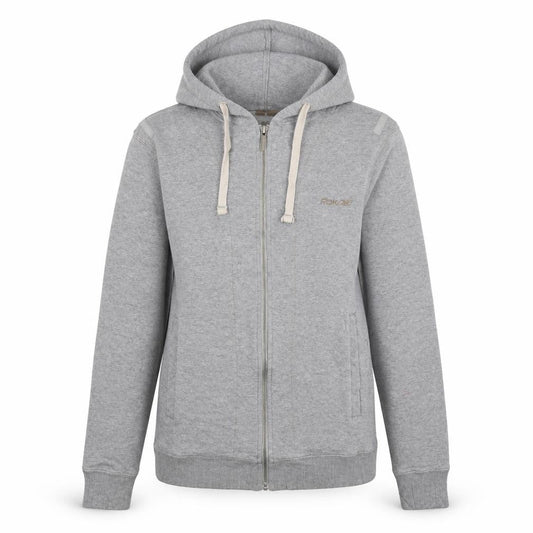 Womens UK Size S Reebok Grey Full Zip Hoodie