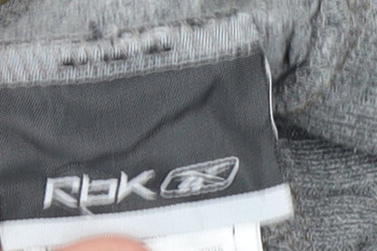 Womens UK Size S Reebok Grey Full Zip Hoodie