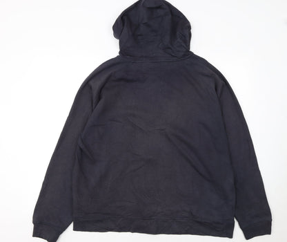 Mens UK Size L Reebok Black Full Zip Hoodie