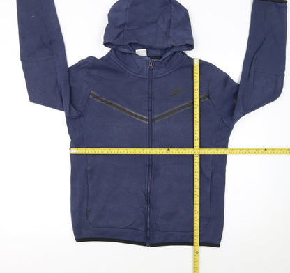Nike Boys Blue XL Full Zip Hoodie Sweatshirt with Hood and Zip Pockets
