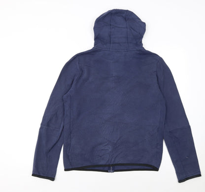 Nike Boys Blue XL Full Zip Hoodie Sweatshirt with Hood and Zip Pockets