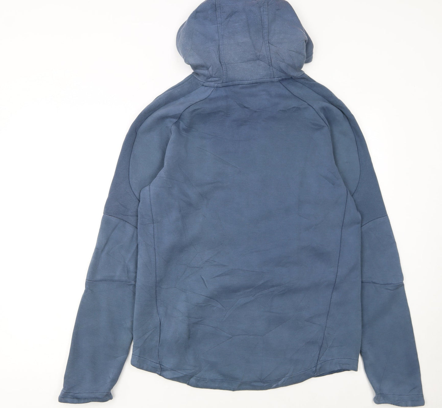 Mens UK Size M PUMA Blue Pullover Hoodie