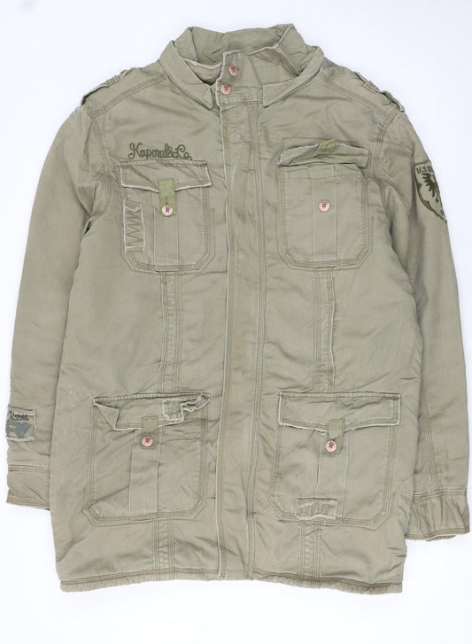Mens UK Size 2XL Kaporal Green Military Jacket
