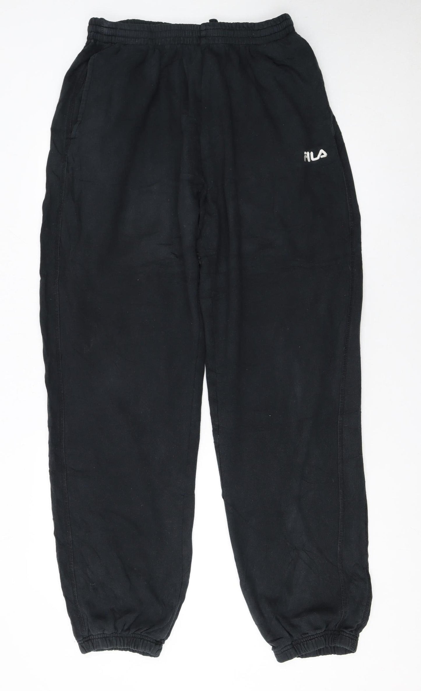 Mens UK Size XL FILA Regular Fit Sweatpants Black Trousers