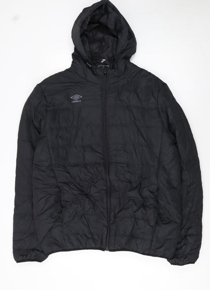 Mens UK Size XL Umbro Black Puffer Jacket