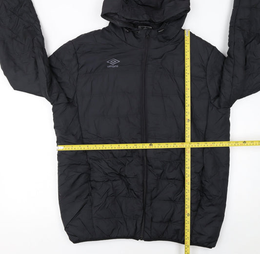Mens UK Size XL Umbro Black Puffer Jacket