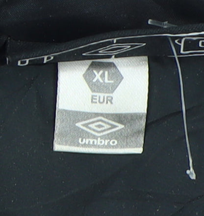 Mens UK Size XL Umbro Black Puffer Jacket