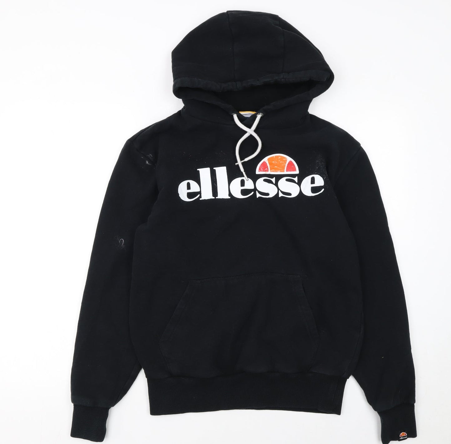 Mens UK Size S ellesse Black Pullover Hoodie