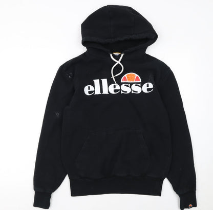 Mens UK Size S ellesse Black Pullover Hoodie