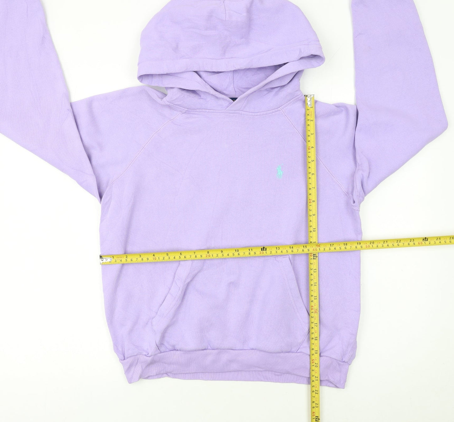 Womens UK Size M Polo Ralph Lauren Purple Pullover Hoodie