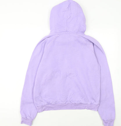 Womens UK Size M Polo Ralph Lauren Purple Pullover Hoodie
