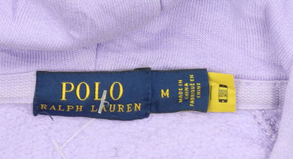 Womens UK Size M Polo Ralph Lauren Purple Pullover Hoodie