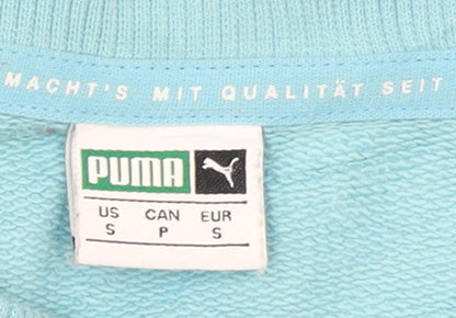Mens UK Size S PUMA Blue Pullover Sweatshirt