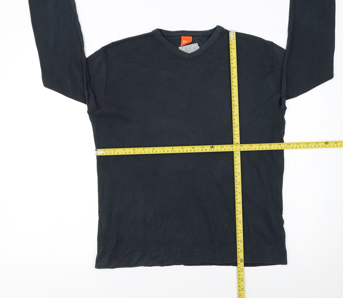 Mens UK Size S HUGO BOSS Black  T-Shirt