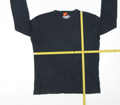 Mens UK Size S HUGO BOSS Black  T-Shirt