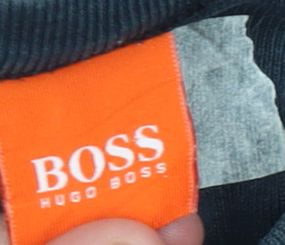 Mens UK Size S HUGO BOSS Black  T-Shirt