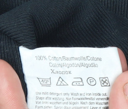 Mens UK Size S HUGO BOSS Black  T-Shirt