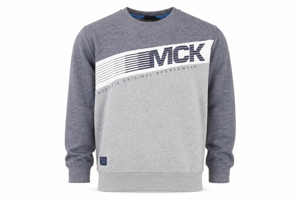 Mens UK Size XL McKenzie Grey Pullover Sweatshirt