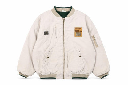 Tony Boy Boys Beige 14 Years Cotton Retro Zip Jacket