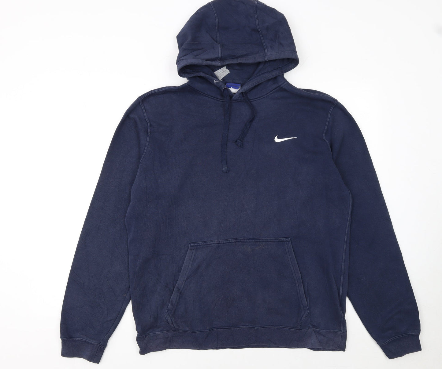 Mens UK Size M Nike Blue Pullover Hoodie