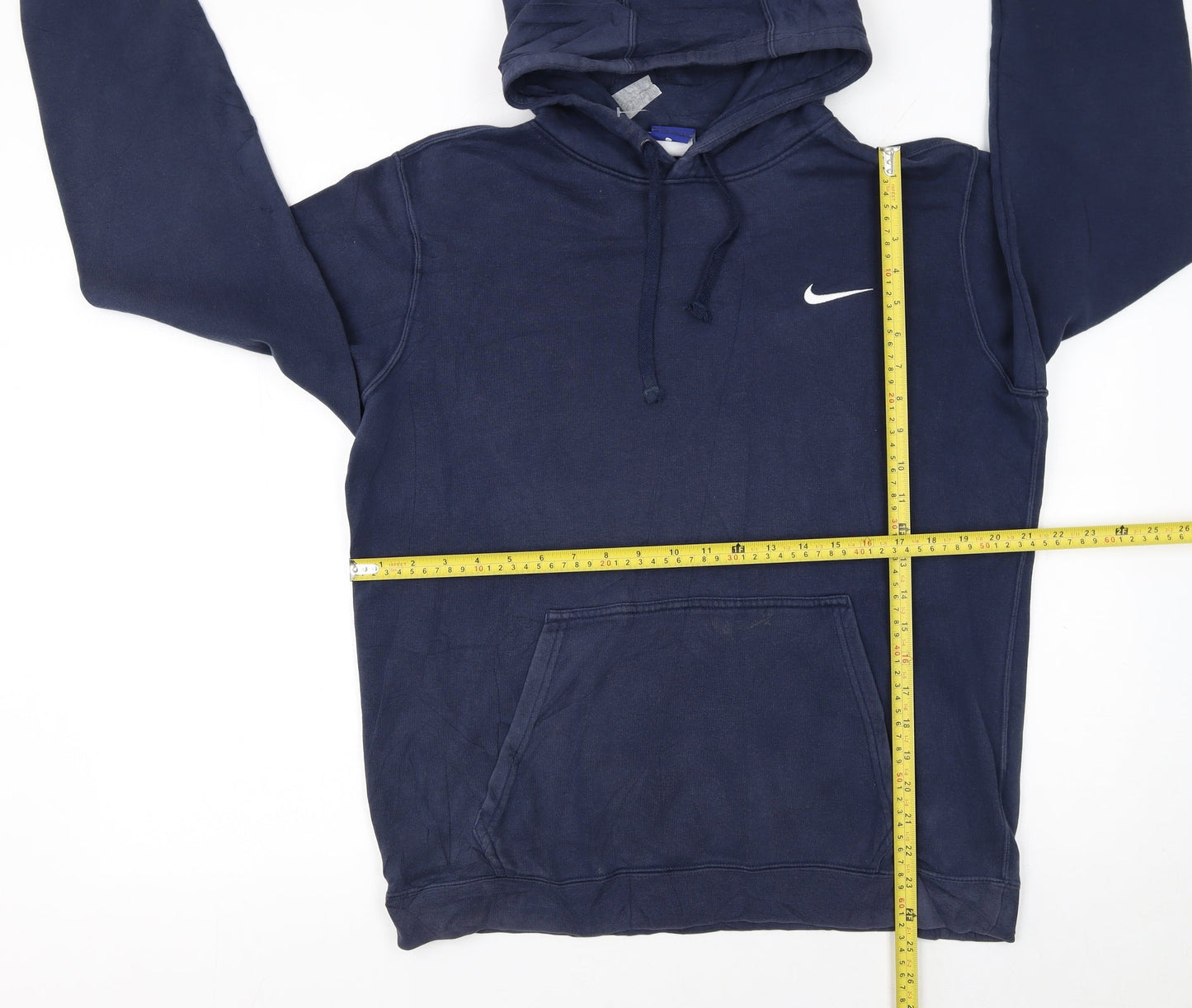 Mens UK Size M Nike Blue Pullover Hoodie