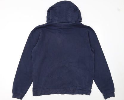 Mens UK Size M Nike Blue Pullover Hoodie
