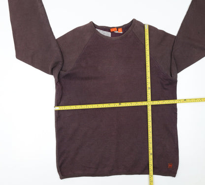 Mens UK Size XL HUGO BOSS Brown Pullover Sweatshirt