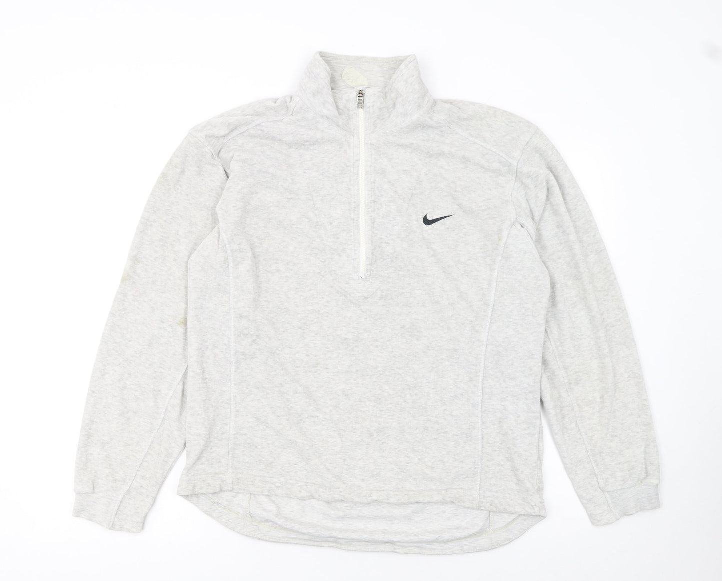 Womens UK Size L Nike Grey Pullover Sweatshirt