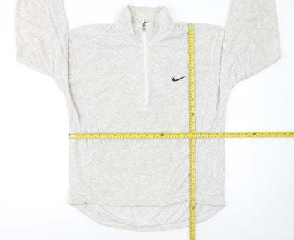 Womens UK Size L Nike Grey Pullover Sweatshirt