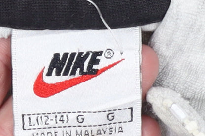 Womens UK Size L Nike Grey Pullover Sweatshirt