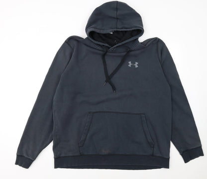 Mens UK Size 2XL Under armour Blue Pullover Hoodie