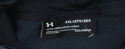 Mens UK Size 2XL Under armour Blue Pullover Hoodie