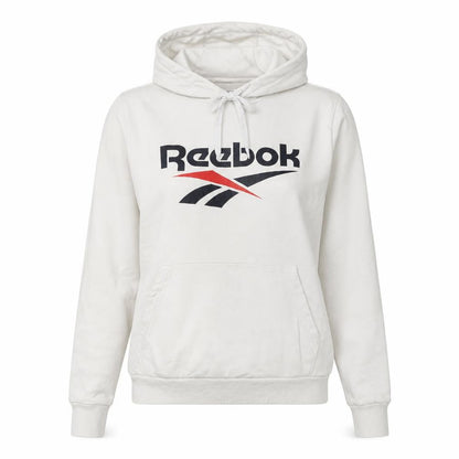Womens UK Size XS Reebok Beige Pullover Hoodie
