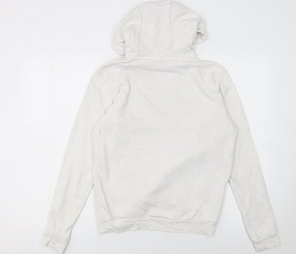 Womens UK Size XS Reebok Beige Pullover Hoodie